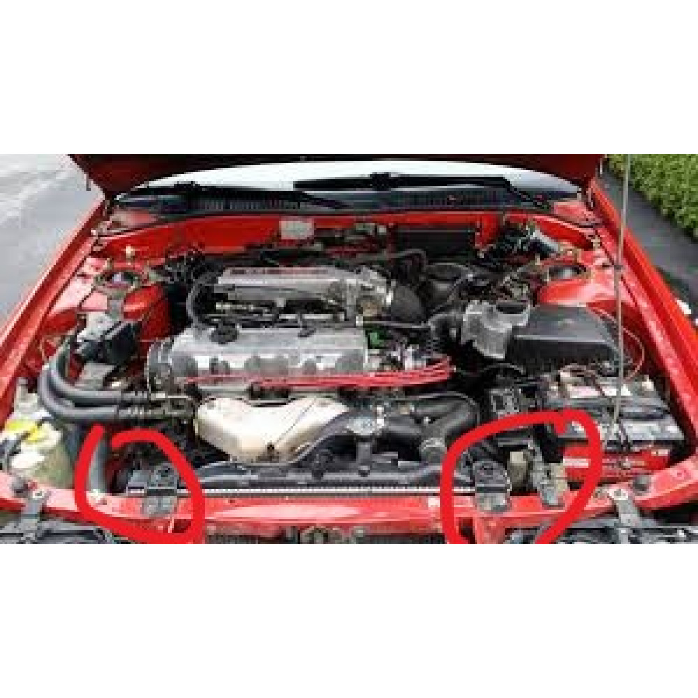1st gen upper radiator bracket isolator rubber 