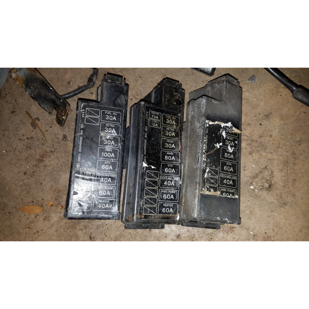 1st Gen Under hood fuse box covers - oem used part
